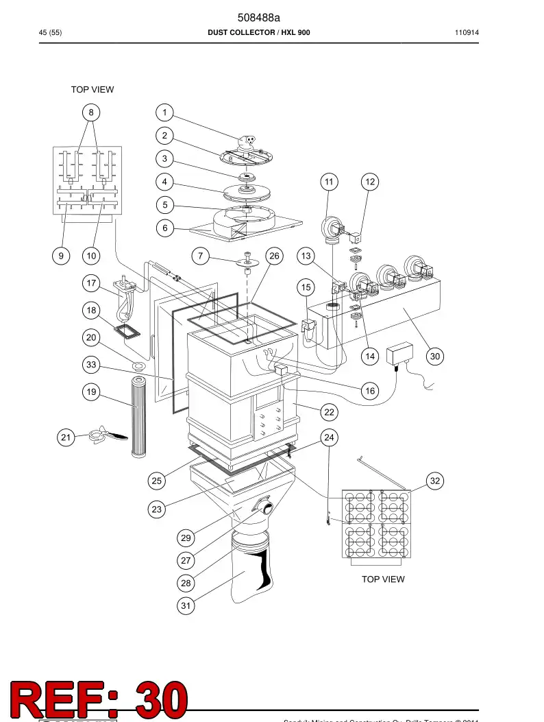 505540 505540 Housing - Sandvik Technical Drawing