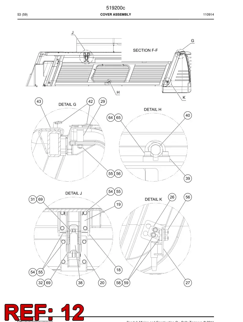 505550 505550 Protection - Sandvik Technical Drawing