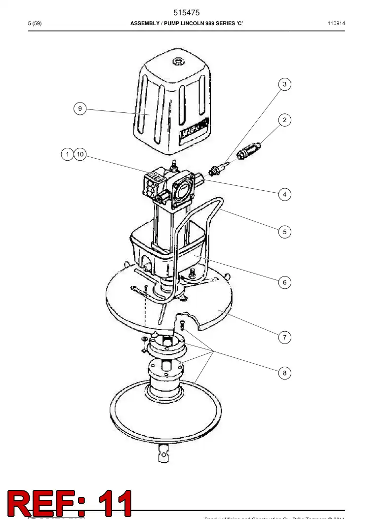 505551 505551 Nut - Sandvik Technical Drawing