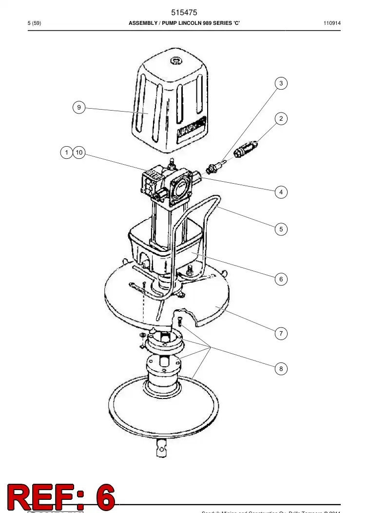 505556 505556 Housing - Sandvik Technical Drawing