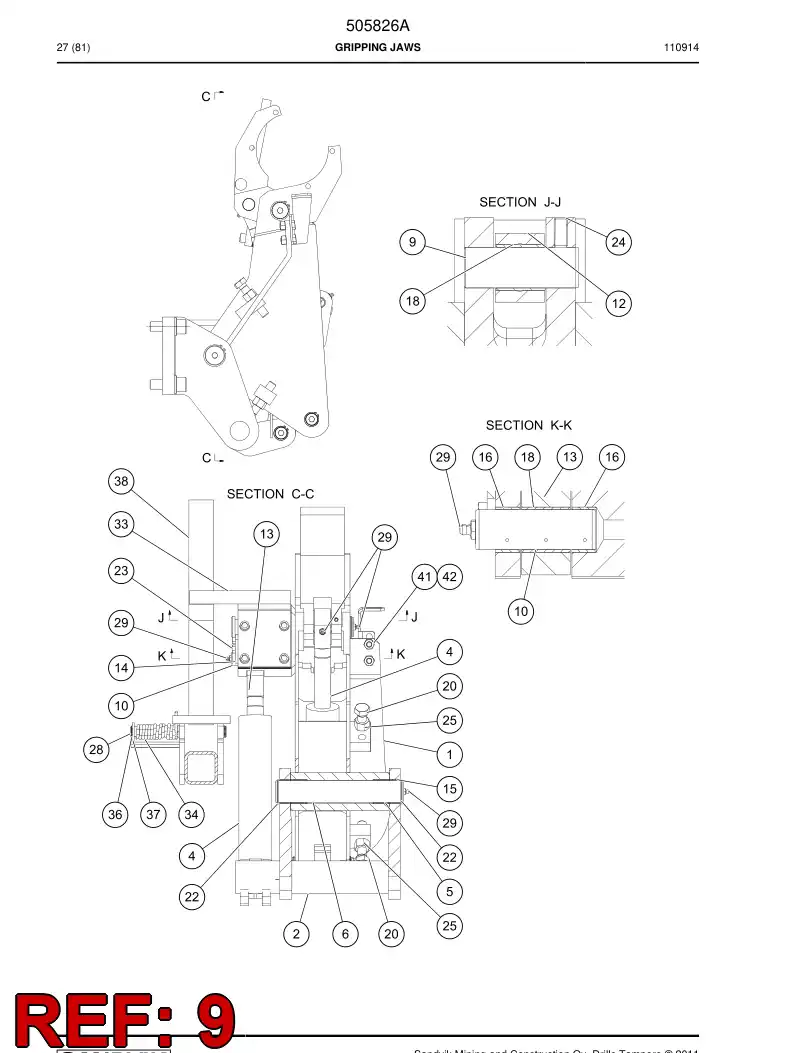 505569 505569 Pin - Sandvik Technical Drawing