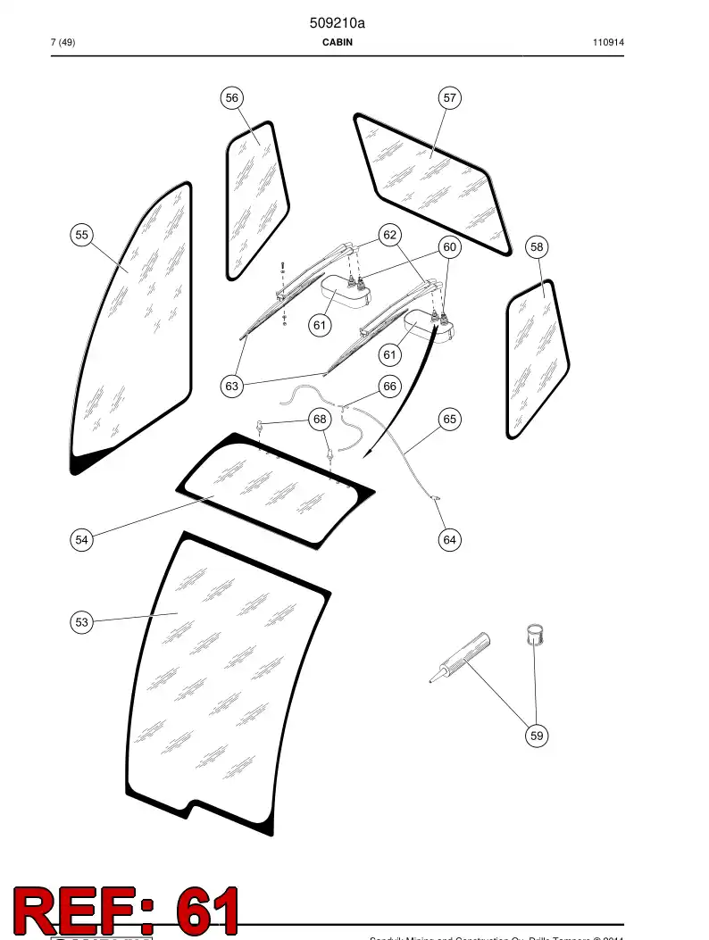 505662 505662 Cover - Sandvik Technical Drawing