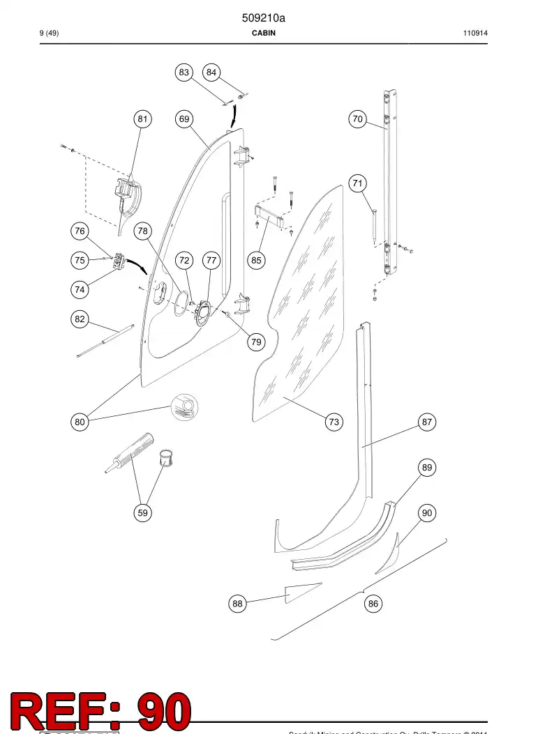 505672 505672 PRING - Sandvik Technical Drawing