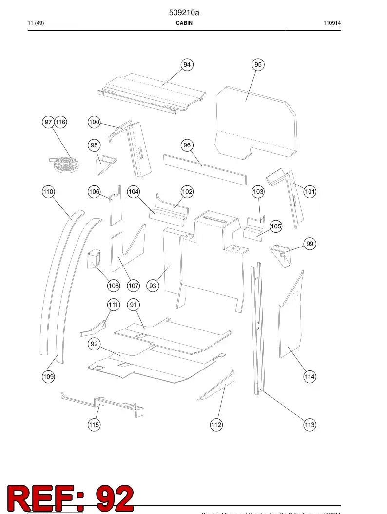 505674 505674 Carpet - Sandvik Technical Drawing