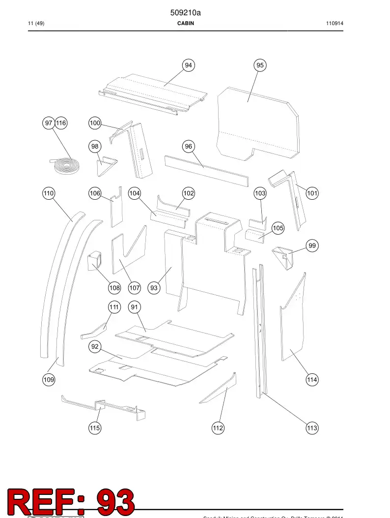 505675 505675 Isolator - Sandvik Technical Drawing