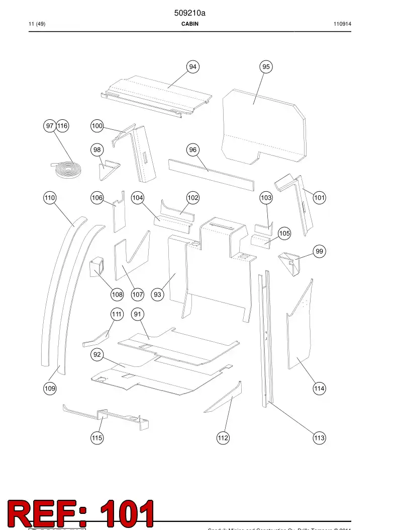 505682 505682 PRING - Sandvik Technical Drawing