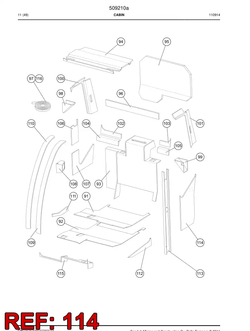 505695 505695 PRING - Sandvik Technical Drawing