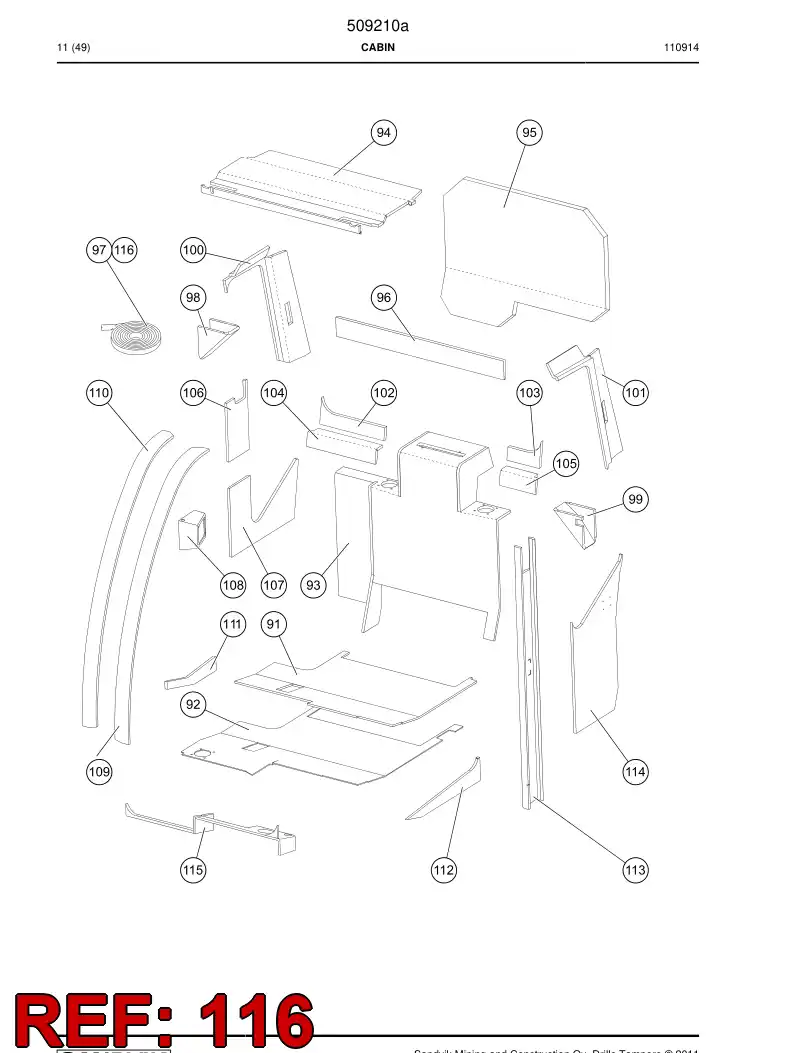 505697 505697 Strip - Sandvik Technical Drawing
