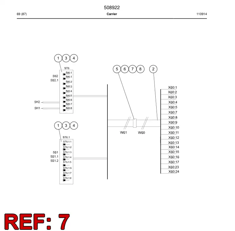 505727 505727 Housing - Sandvik Technical Drawing