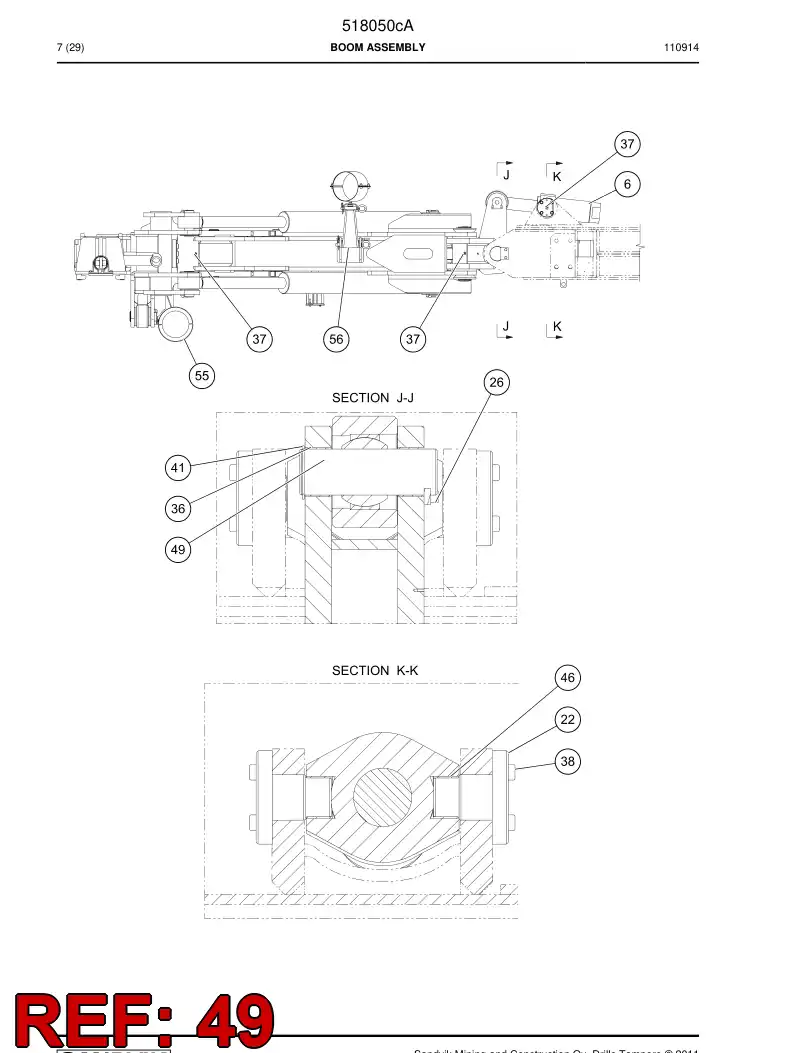 506084 506084 Pin - Sandvik Technical Drawing