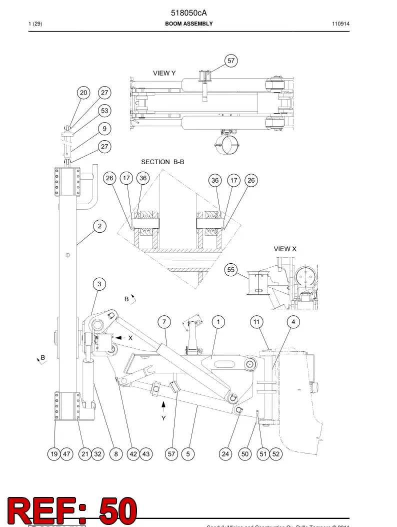 506146 506146 Bracket - Sandvik Technical Drawing