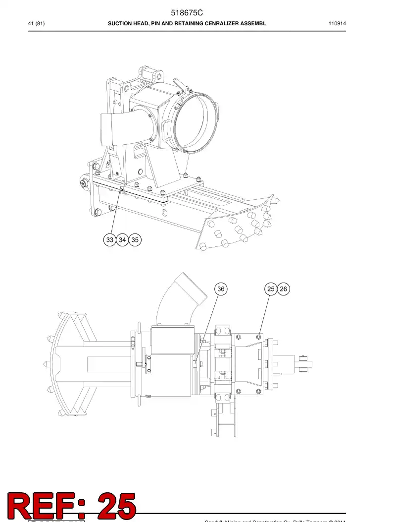 506230 506230 Bolt - Sandvik Technical Drawing