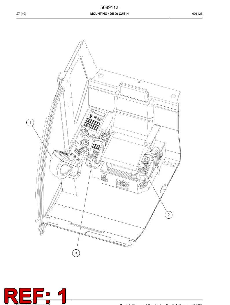 506253b 506253b CONTROL PRING - Sandvik Technical Drawing