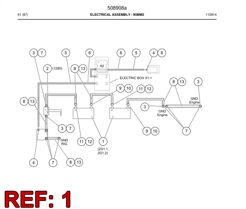 506706 506706 Battery - Sandvik Technical Drawing