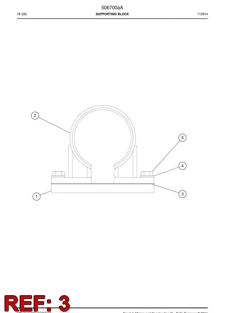 506758 506758 Shim - Sandvik Technical Drawing