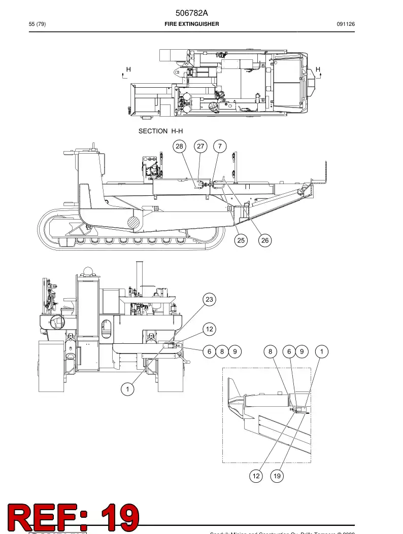 506781 506781 Hose assembly - Sandvik Technical Drawing