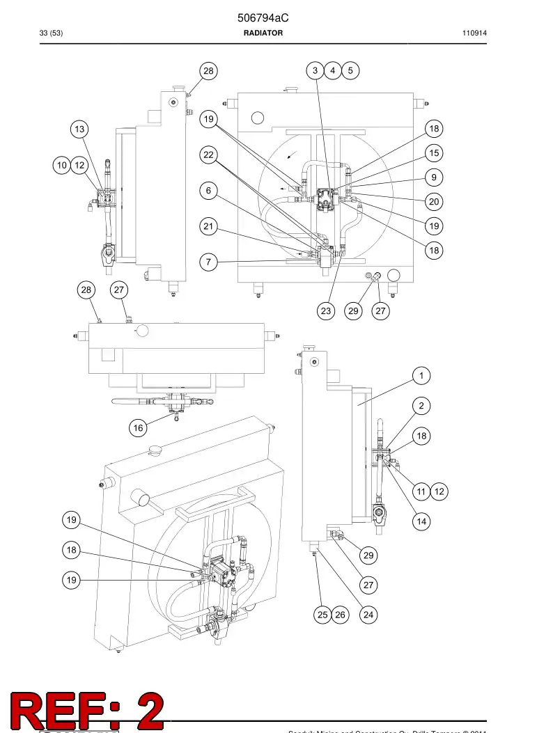 506787 506787 Shaft sealing - Sandvik Technical Drawing