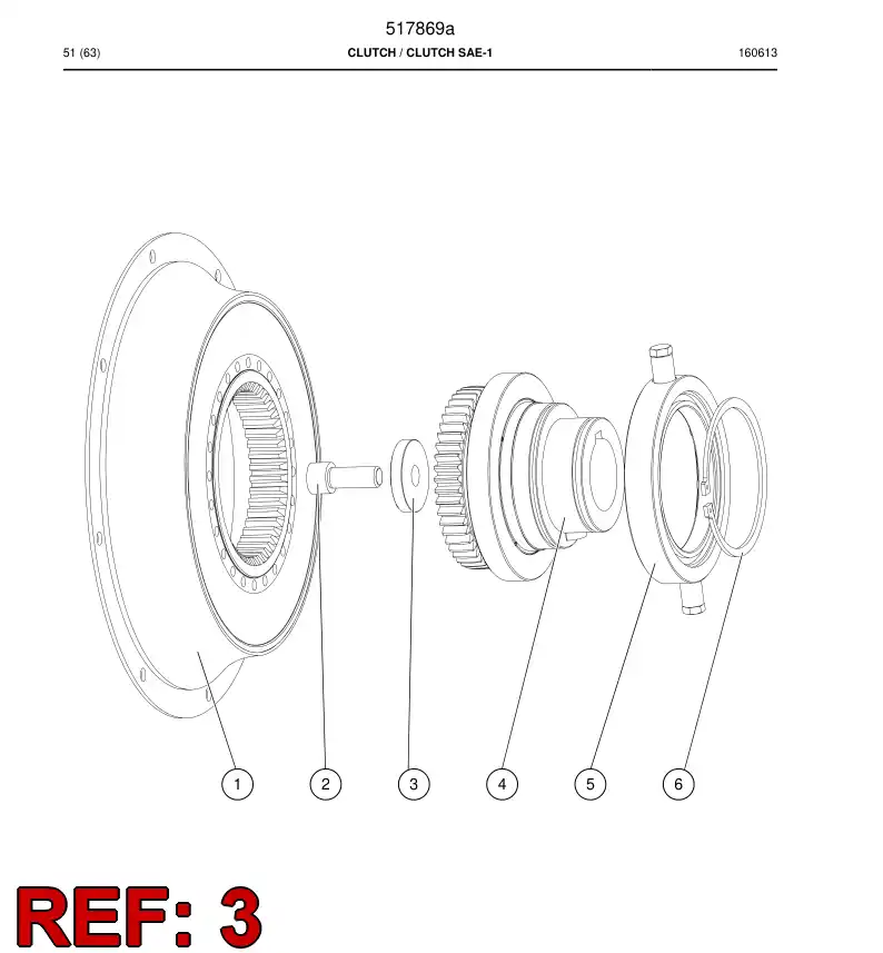506810 506810 Flange - Sandvik Technical Drawing