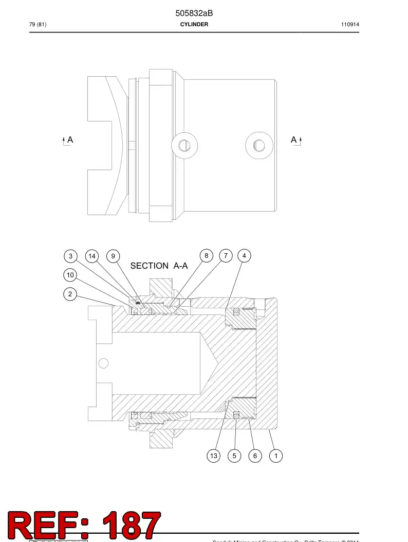 507061 507061 Hose - Sandvik Technical Drawing