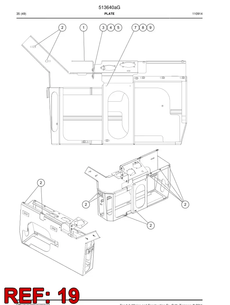 507299a 507299a CONTROL PRING - Sandvik Technical Drawing