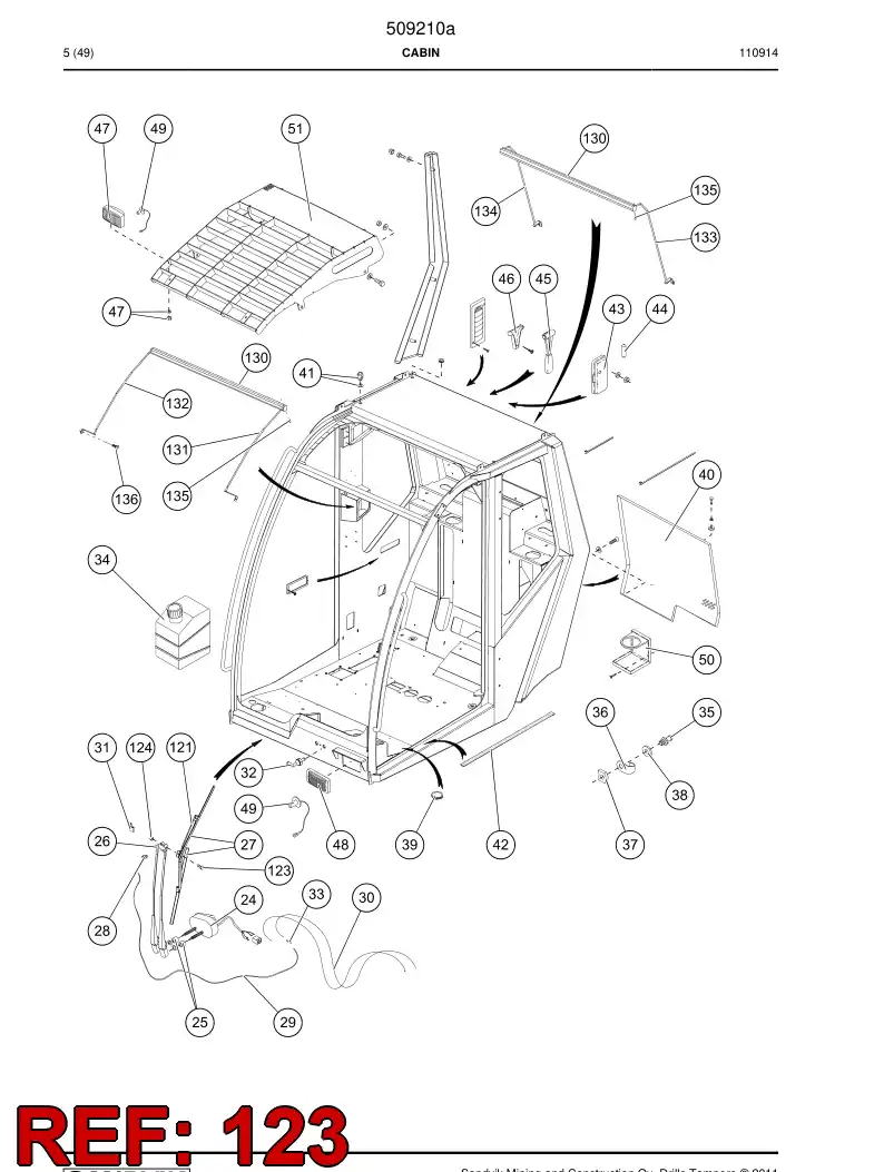 507380 507380 Bolt - Sandvik Technical Drawing
