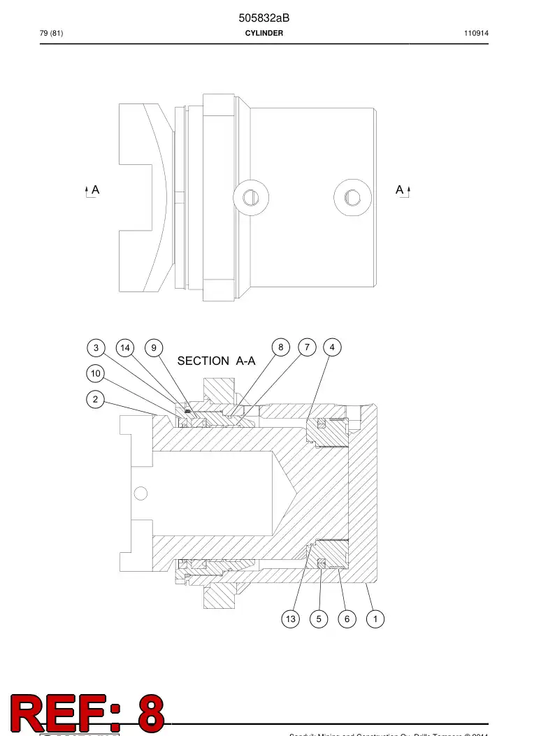 507495 507495 Seal - Sandvik Technical Drawing