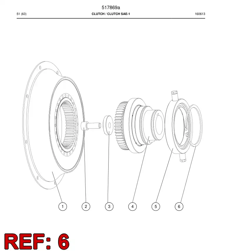 507499 507499 Ring, Retaining - Sandvik Technical Drawing
