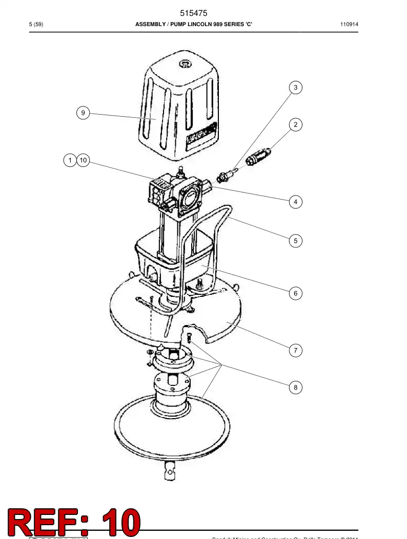 507862 507862 Seal kit - Sandvik Technical Drawing