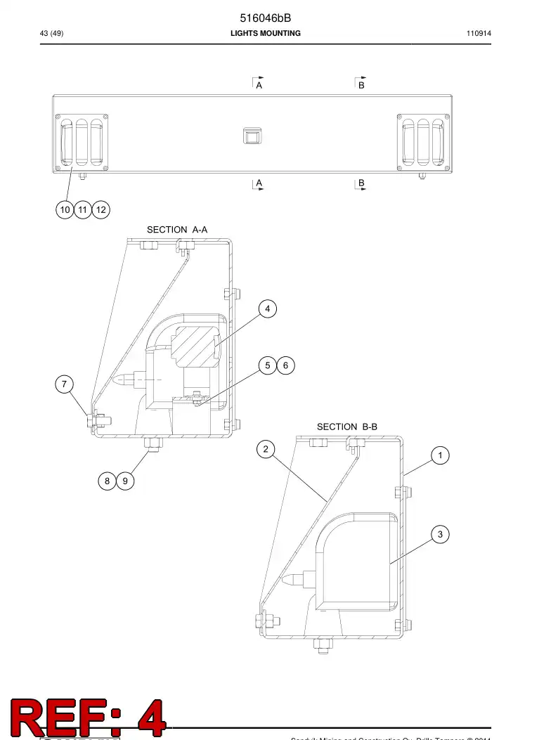 507994 507994 Cable entry - Sandvik Technical Drawing