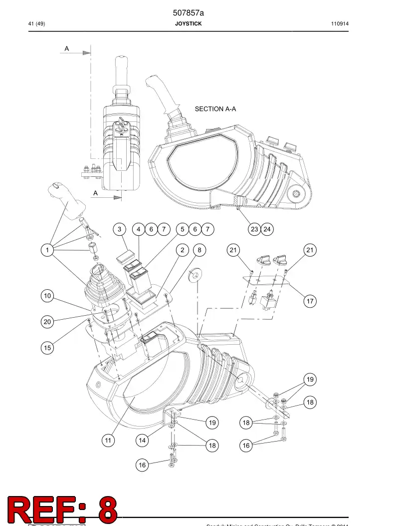 508065 508065 Plate - Sandvik Technical Drawing
