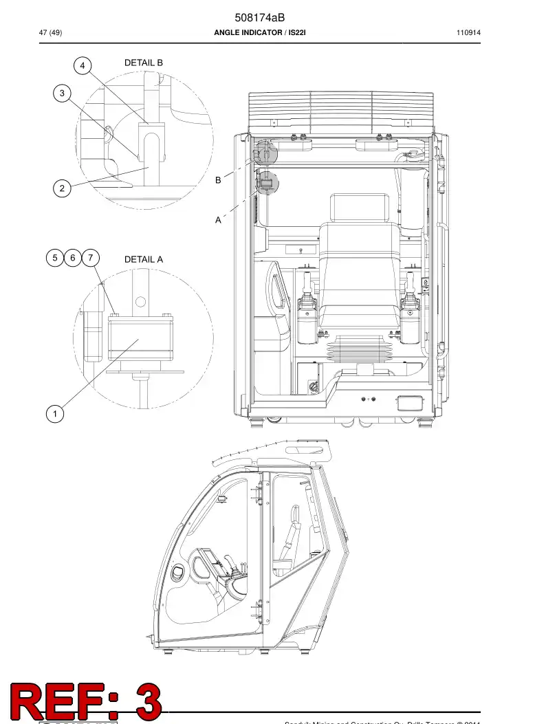 508152 508152 Split pin - Sandvik Technical Drawing