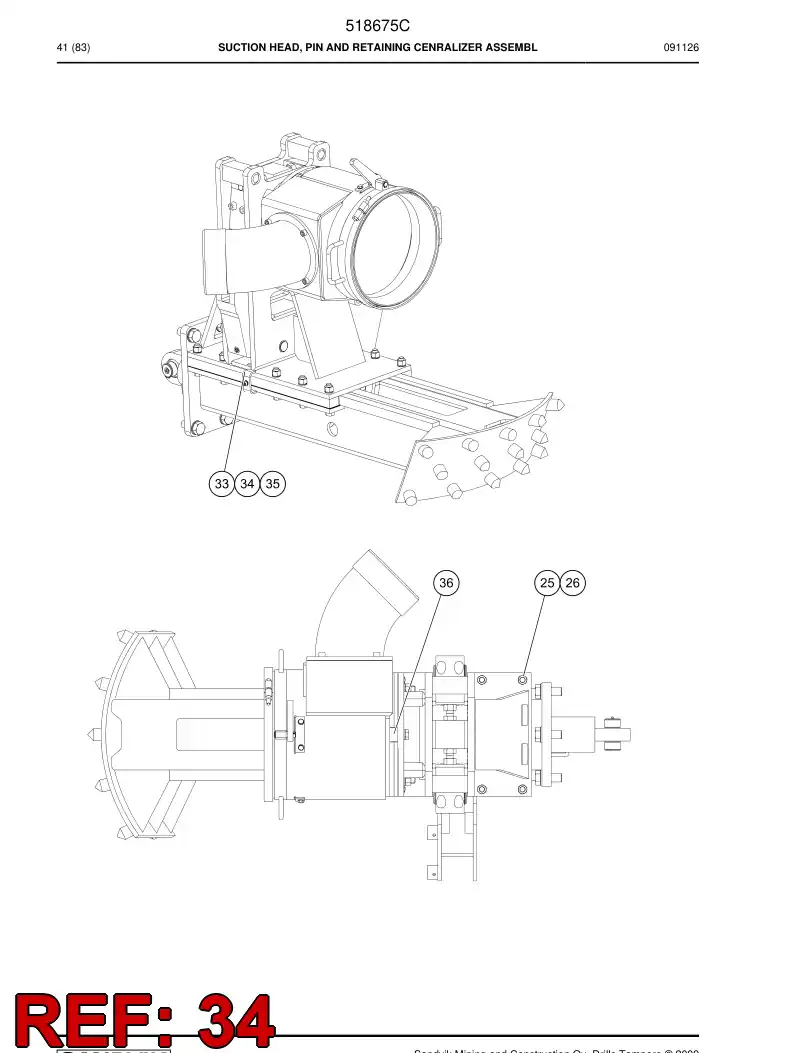 508183 508183 Nut - Sandvik Technical Drawing