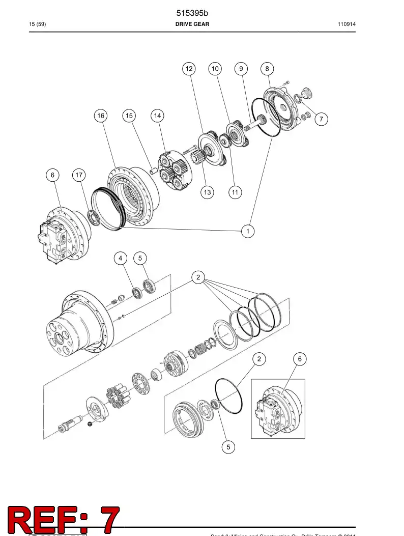 508188 508188 Flange - Sandvik Technical Drawing