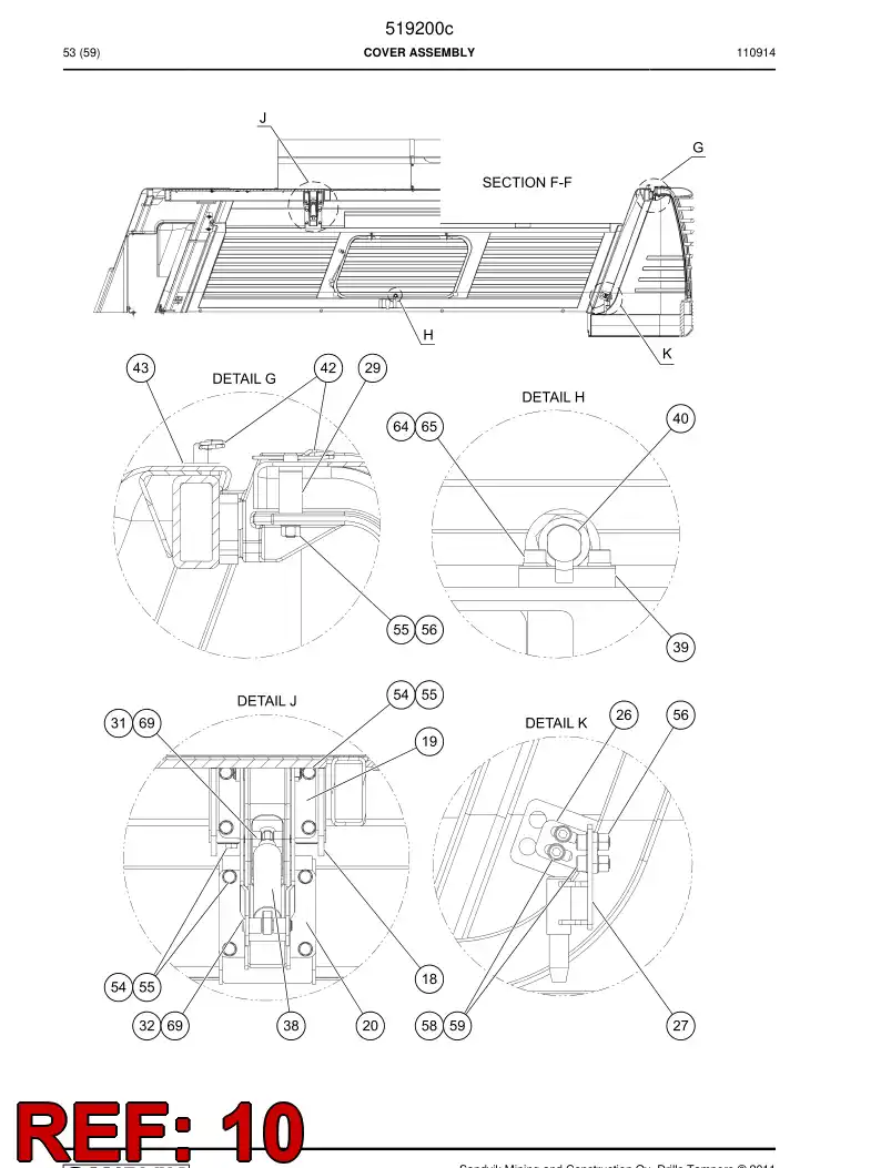 508284 508284 Decal - Sandvik Technical Drawing