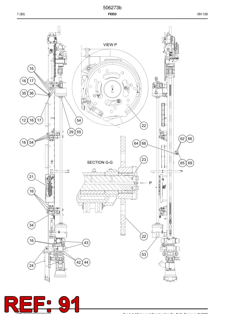 508358 508358 Spacer - Sandvik Technical Drawing