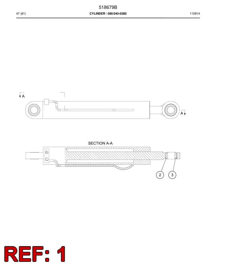 508376 508376 Seal kit - Sandvik Technical Drawing