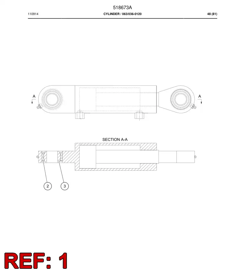 508377 508377 Seal kit - Sandvik Technical Drawing