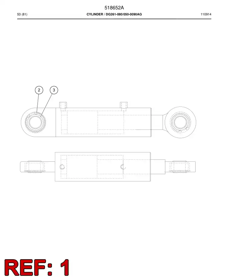 508378 508378 Seal kit - Sandvik Technical Drawing
