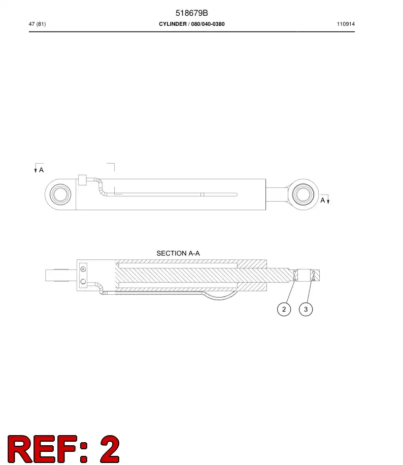 508379 508379 Circlip - Sandvik Technical Drawing