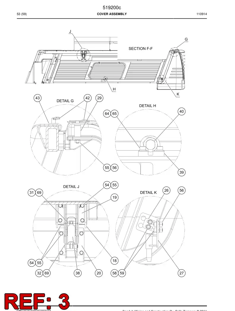 508562 508562 Decal - Sandvik Technical Drawing