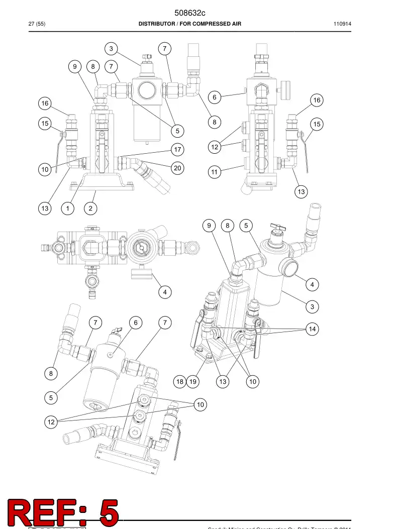 508626 508626 Adapter - Sandvik Technical Drawing