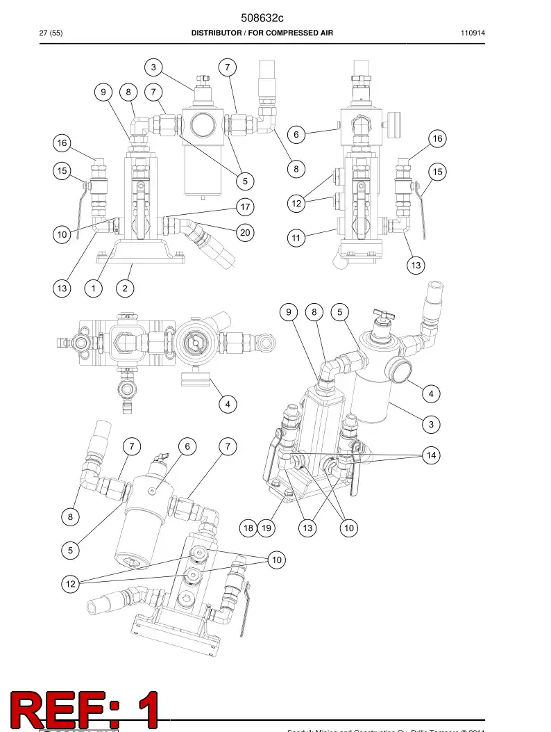 508632c 508632c DISTRIBUTOR - Sandvik Technical Drawing
