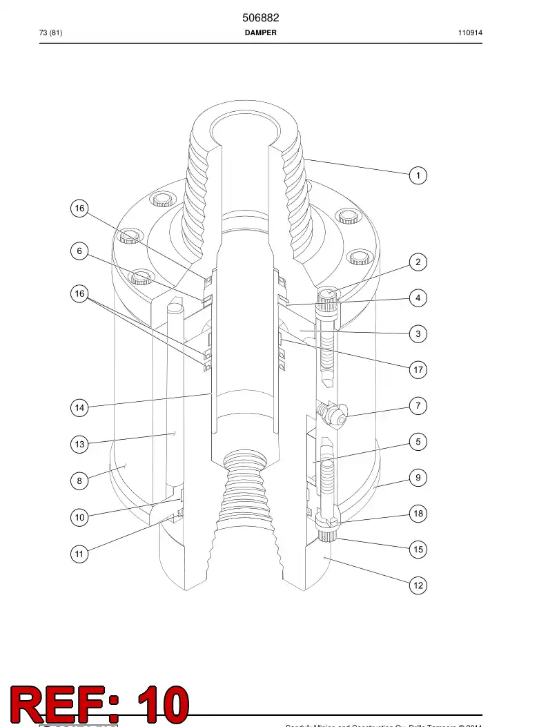 508646 508646 Ring - Sandvik Technical Drawing