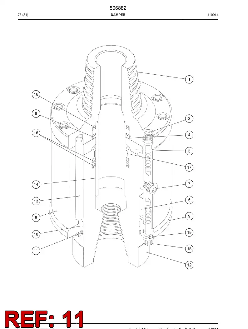 508647 508647 Ring - Sandvik Technical Drawing