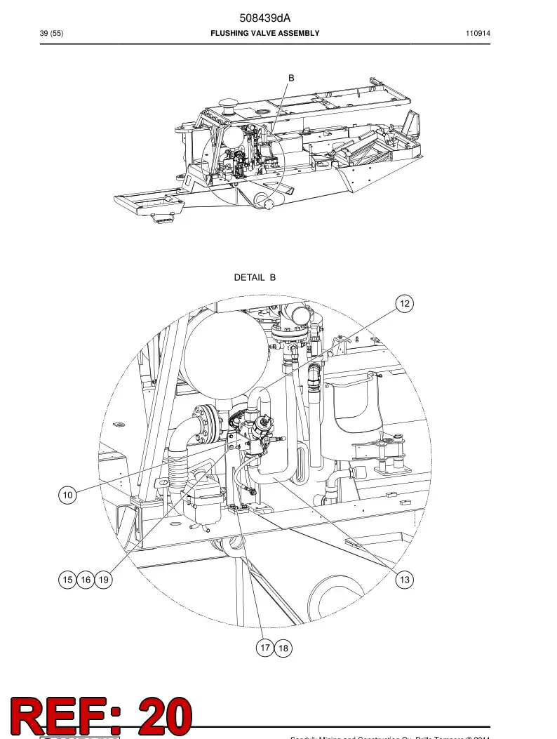 508658 508658 Mounting piece - Sandvik Technical Drawing
