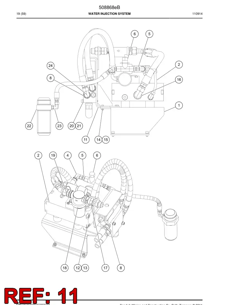 508871 508871 Bracket 10-15 um electrogalvanize - Sandvik Technical Drawing