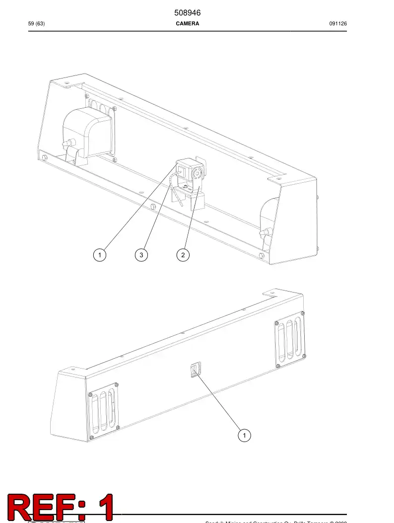508947 508947 Camera - Sandvik Technical Drawing