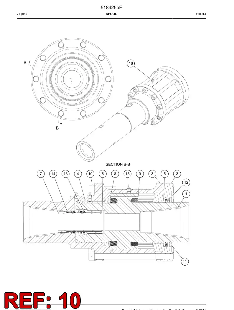 509156 509156 Screw - Sandvik Technical Drawing