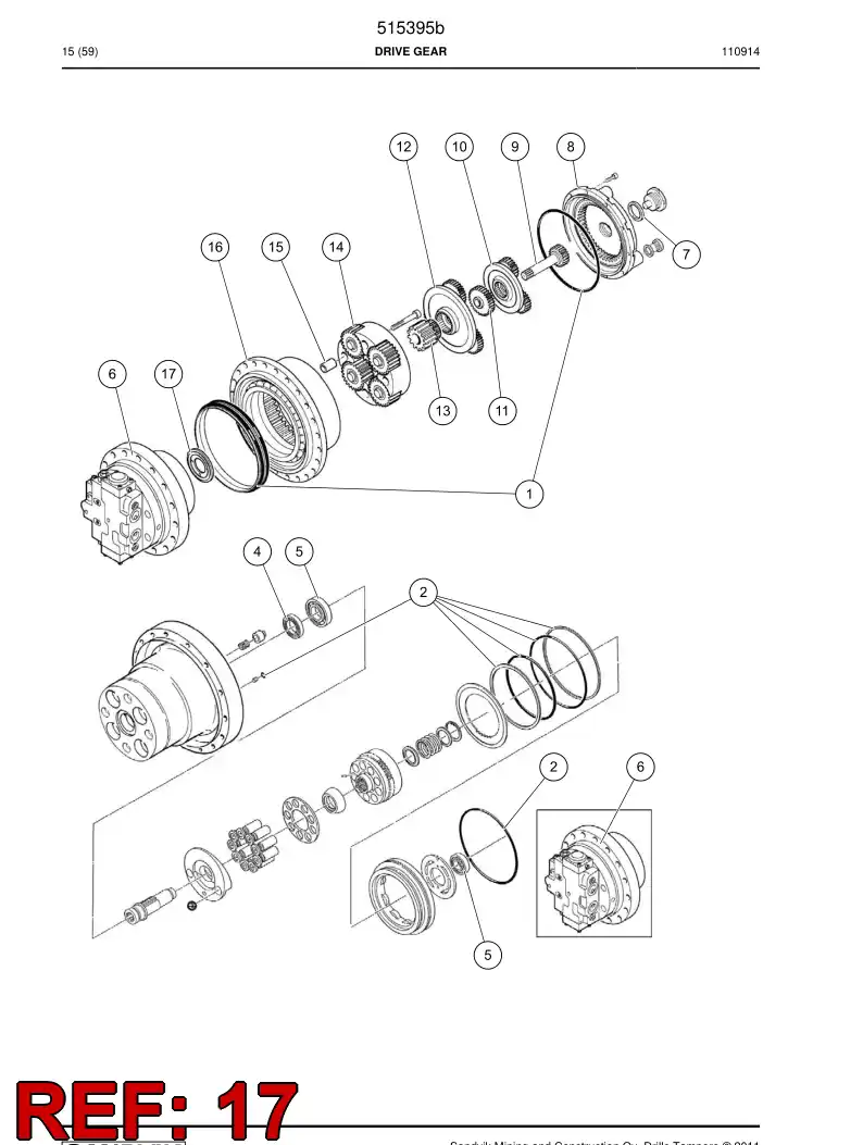 509164 509164 Spacer - Sandvik Technical Drawing