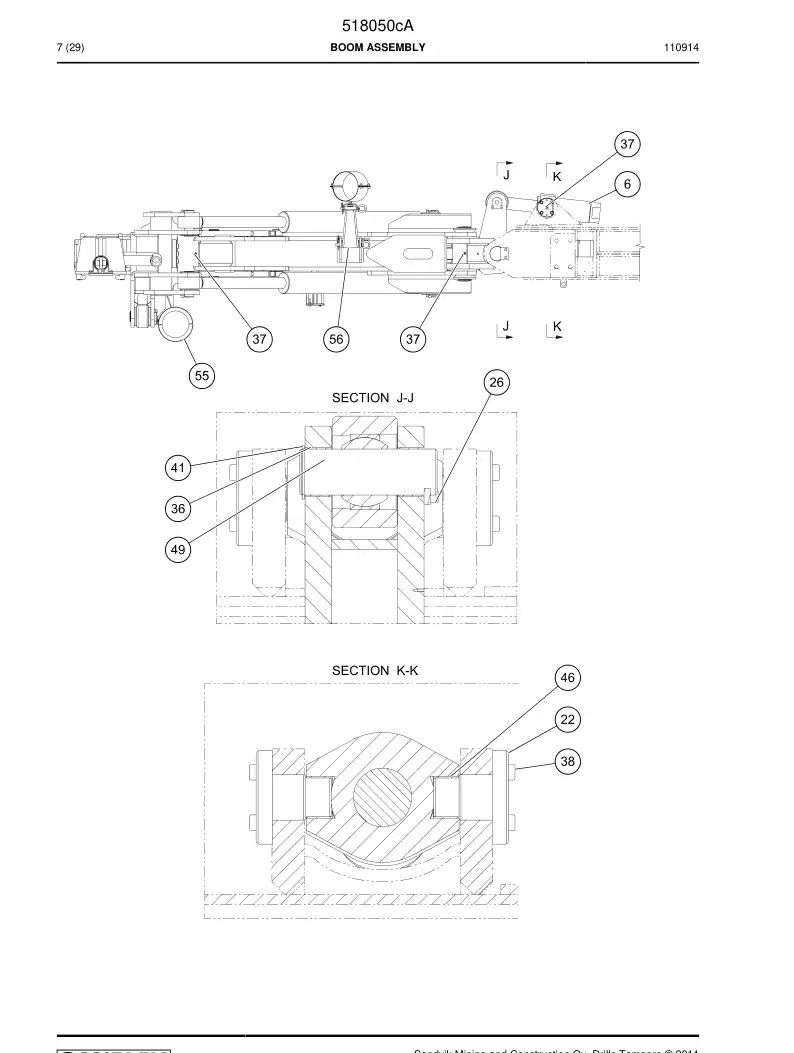 509212 509212 Service kit - Sandvik Technical Drawing
